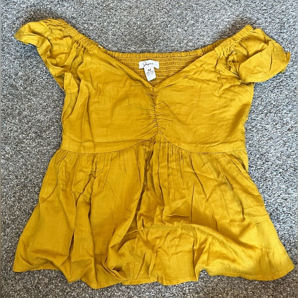 Tops - Yellow Blouse